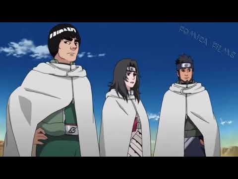 Guy Asuma kurenai vs Sand shinobi | Neji saves Gaara and Fuu from Hoichi