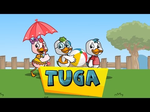 Patinho Tuga - Tá na hora de passear (Desenho Infantil)