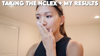 TAKING THE RN-NCLEX + REACTING TO MY RESULTS | tips and advice for taking the NCLEX