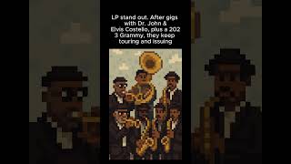 New Orleans’ Dirty Dozen Brass Band, born 1977, fuses second-line brass with bebop