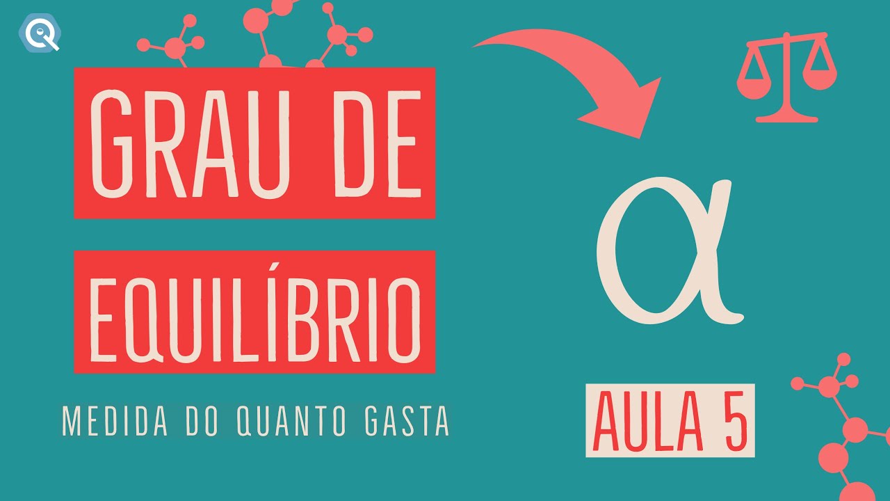 Grau de Equilíbrio | Equilíbrio Químico | Aula 5