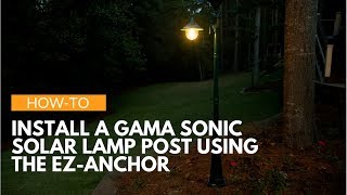 Watch A Video About How to Install an EZ Anchor Black Solar Lamp Post Base