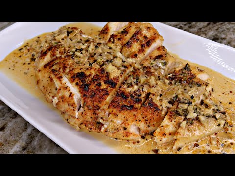 EXTRA Creamy Garlic Chicken Breast Recipe