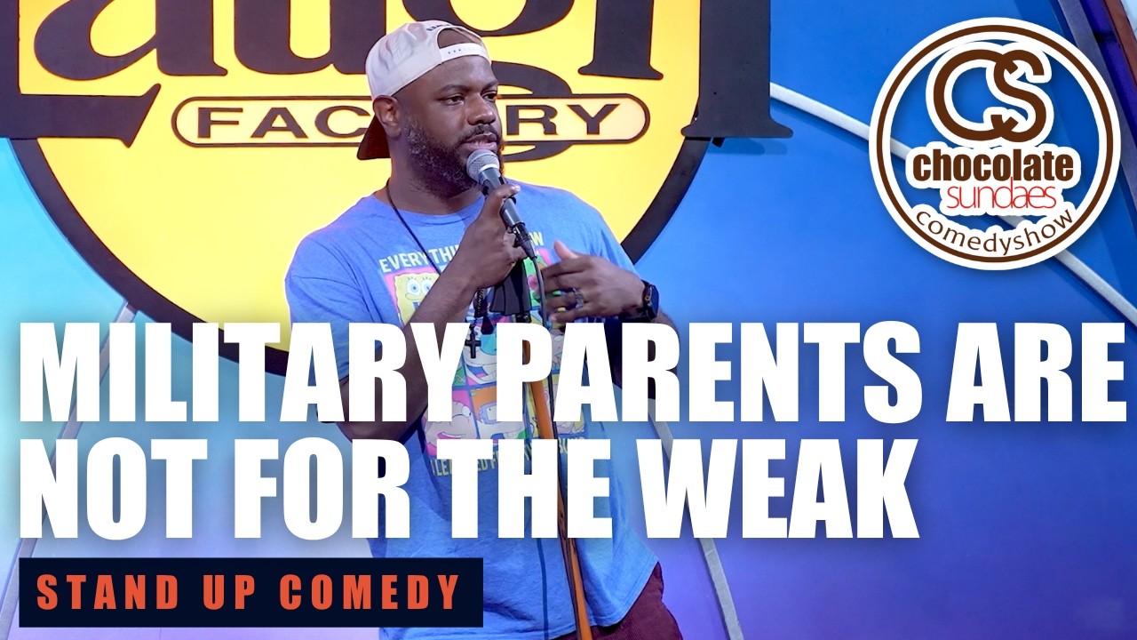 Military Parents Are Not For The Weak - Comedian Jordan Conley - Chocolate Sundaes Stand Up Comedy