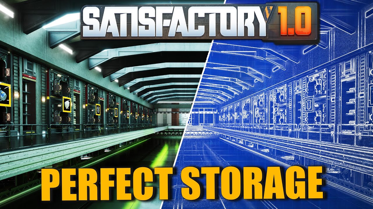 How To Build The Perfect Central Storage In Satisfactory 1.0