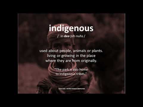 Word of the day | English meaning of indigenous