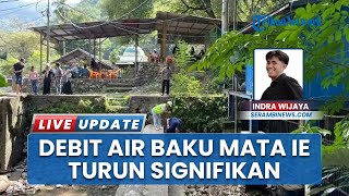 Warga Aceh Besar Diminta Hemat Air, Debit Air Kolam Mata Ie Turun Drastis Mulai Mengering