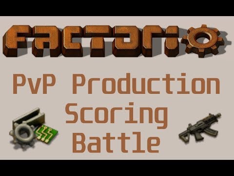 Factorio - PVP Production Scoring Battle (Teams Multiplayer Event)