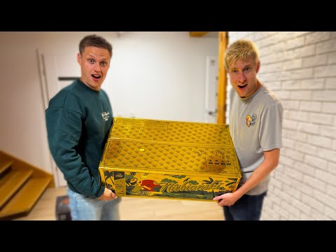 Setting off the thickest Polish fireworks cake