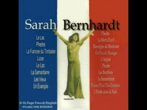SILENT MOVIE & THEATER Star Sarah Bernhardt recites LE LAC (1903)