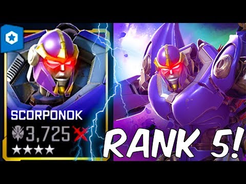 RANK 5 SCORPONOK! - Transformers: Forged To Fight