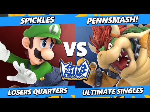 Kitty 3 Invitational Top 8 - Spickles (Luigi) Vs. Pennsmash! (Bowser) Smash Ultimate - SSBU