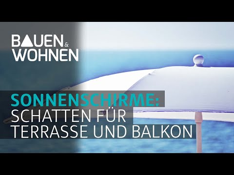 Sonnenschirme: Das sind die Trends beim Sonnenschutz auf Balkon, Terrasse und im Garten