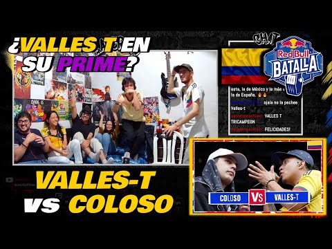 🔴COLOMBIANOS REACCIONAN a VALLES T vs COLOSO - ¿VALLES T EN SU PRIME? [RED BULL COLOMBIA 2024]