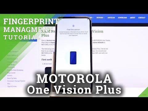 How to Add  Fingerprint in MOTOROLA One Vision Plus – Set Up Fingerprint Screen Unlocking