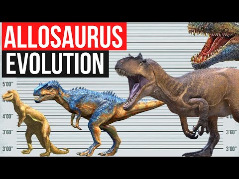 Allosaurus Evolution 1925 - 2022 | Jurassic World Dominion, Jurassic Evolution