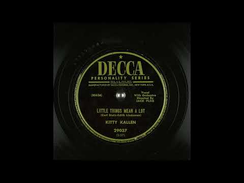 Little Things Mean a Lot   Kitty Kallen