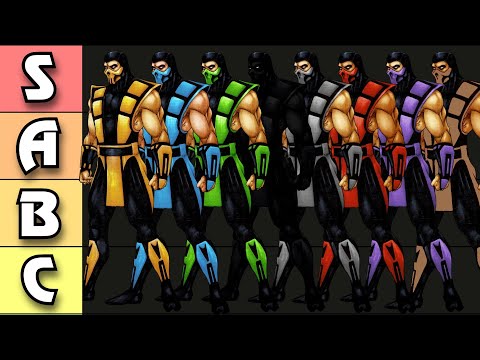 The ULTIMATE Mortal Kombat Ninja Tier List