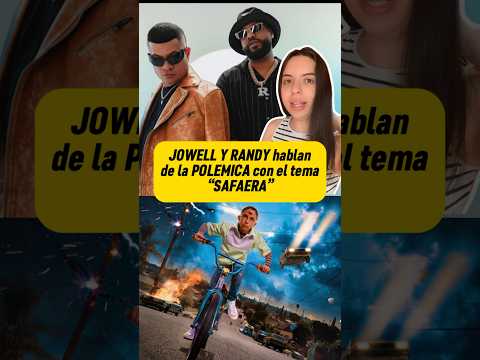 JOWELL and RANDY discuss the SAFAERA controversy #jowell #randy #safaera #badbunny #music