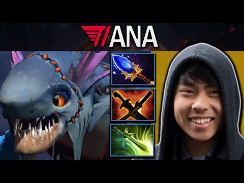 Slark Dota 2 7.32 Gameplay T1.Ana with 25 Kills and Butterfly #dota2 #dota2gameplay