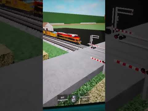 Union Pacific mixed freight with a KCS locomotive