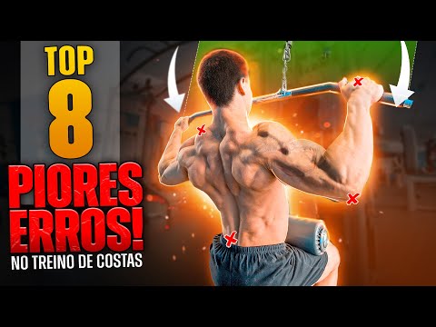 TOP 8 ERROS Que Destroem Seu TREINO DE COSTAS (Pare Agora)