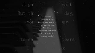 🎄🎅 #piano #singing #lastchristmas #shorts