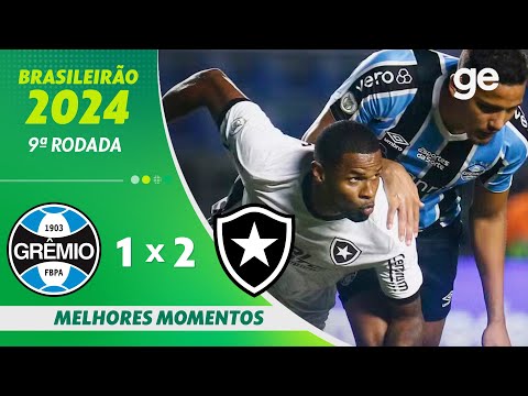 Gols e lances de Grêmio x Botafogo