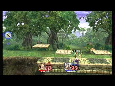 Project M Demo 2 : Zhime (Zelda [Din]) vs POW! (Mario) 2