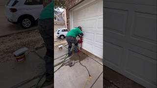 Best way to light up your garage door? #handyman #diy #craftsmanship #construction #doityourself