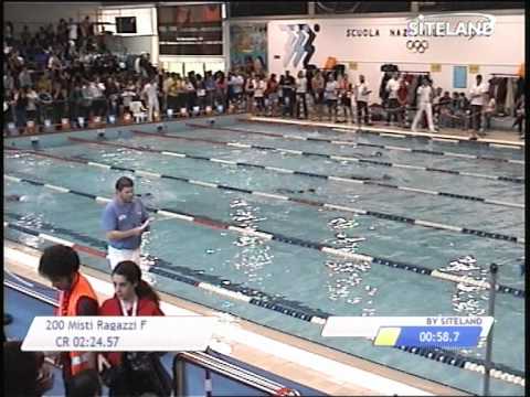 Serie 1 dei 200 Misti Ragazzi Femmine - 15 Memorial Chiara Giavi