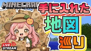 【マインクラフト】地図を片手にまったり旅！