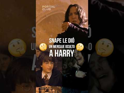 Snape's hidden message to Harry Potter... #shorts #harrypotter