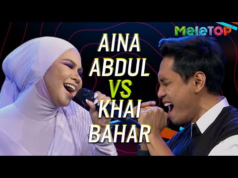 Epic! Battle MeleTOP | Aina Abdul vs Khai Bahar | Easy on me | Danial & Sherry