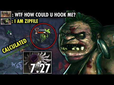 100% Impossible - ZIPFILE Calculated Hook Pudge ft New Blademail 7.27 Patch Dota 2 | Genius Pudge