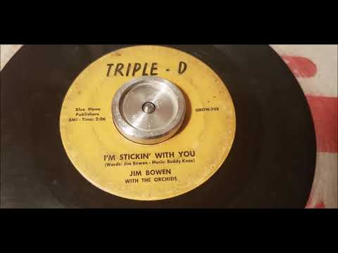 Jim Bowen - Im Stickin With You - 1957 Rockabilly - Triple-D 797