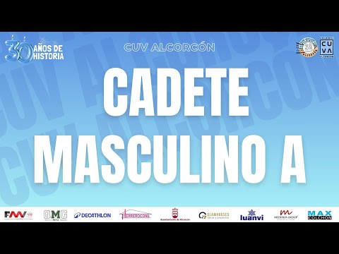 CUV ALCORCÓN A - CV COLLADO VILLALBA (CADETE MASCULINO 1ª DIVISIÓN AUT. PREFERENTE)