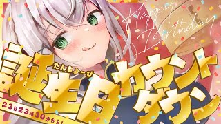 【誕生日カウントダウン】24日はノエちゃんの誕生日！！ノエポで乾杯しよ～～～～！！！【白銀ノエル/ホロライブ】のサムネイル