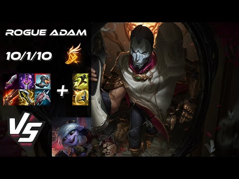 Rogue Adam BOTTOM Jhin vs Tristana - EU Challenger Patch 25.23