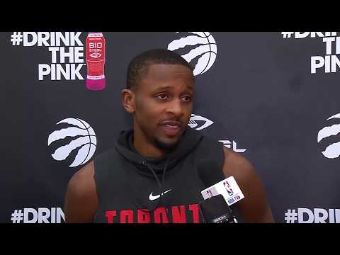 Raptors Practice: C. J. Miles - February 12, 2018