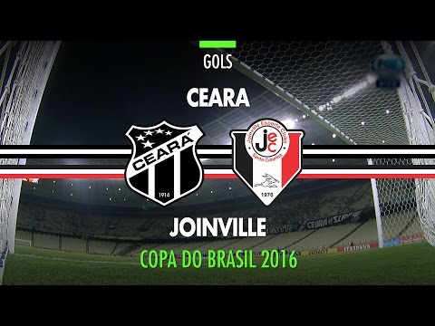 Gol - Ceará 1 x 0 Joinville - Copa do Brasil - 17/05/2016