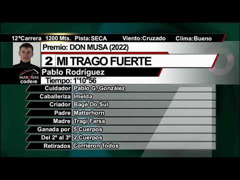 CARRERAS MARONAS 15/10/23 - URUGUAY -