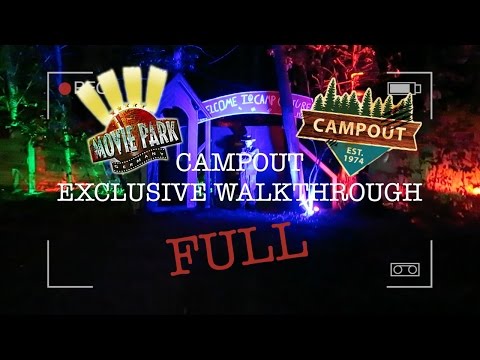 Halloween Horror Fest 2016 | CAMPOUT Maze | FULL WALKTHROUGH | Movie Park Germany