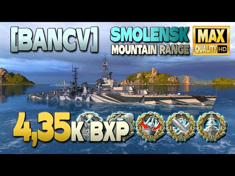 Cruiser Smolensk: 4,35k BXP game [BANCV] - World of Warships