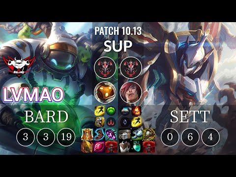 JDG LvMao Bard vs Sett Sup - KR Patch 10.13