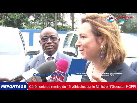 METFPA : Cérémonie de remise de 13 véhicules par le Ministre N’Guessan KOFFI