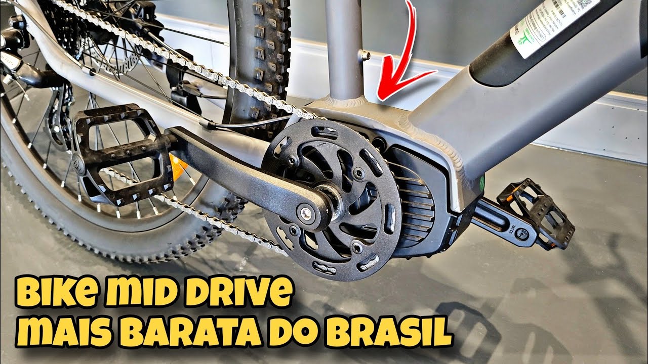 Bike Elétrica Mid Drive 250W| Quão forte ela é?