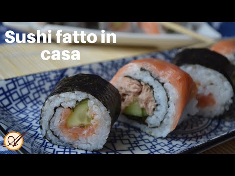 Sushi fatto in casa senza pesce crudo!