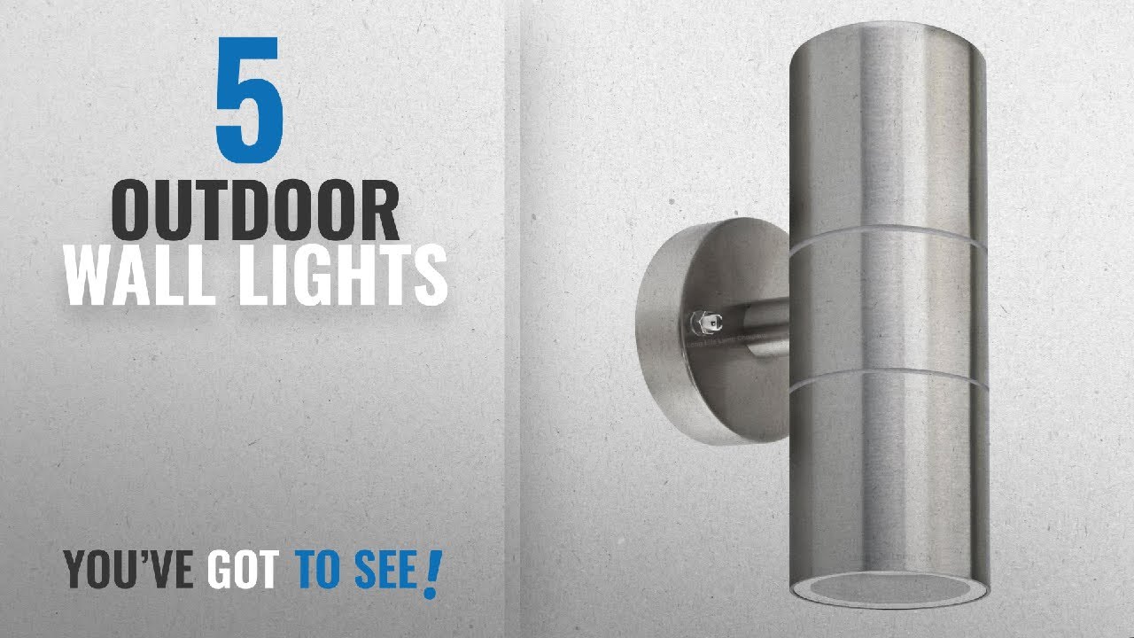 Top 10 Outdoor Wall Lights [2018]: Long Life Lamp Company Stainless Steel Double Up Down Wall Spot
