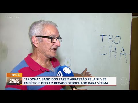 ‘Trocha’: bandidos fazem arrastão e deixam recado com deboche, em Cristais Paulista